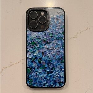 Blue Textured Phone Case